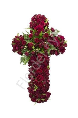 Cruz de 100 rosas